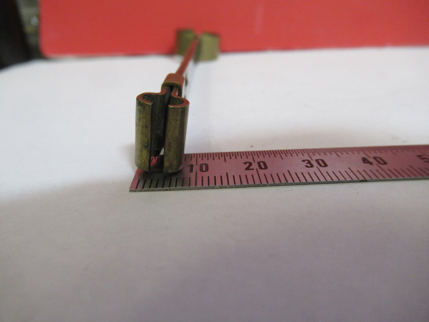 Antique Brass UK Beck Metal Holder Microscope Part