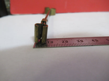 Antique Brass UK Beck Metal Holder Microscope Part