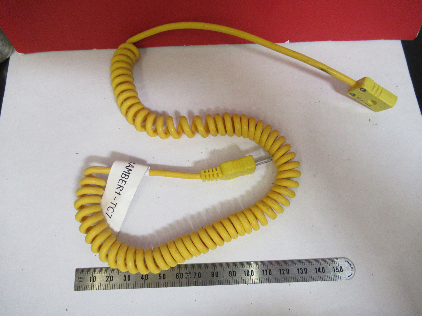 LOT 2 EA OMEGA ENGINEERING THERMOCOUPLE K TEMPERATURE SENSOR extender X8-B-26