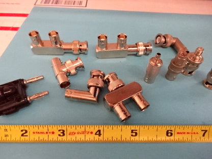 Lot BNC Connector Adapters RF Microwave Frequency