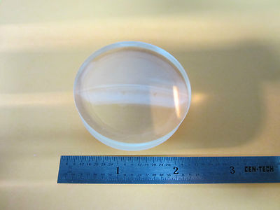 OPTICAL LARGE LENS ACHROMAT 55 mm DIA FL  230 mm LASER OPTICS BIN#9-08