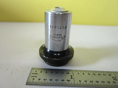 Microscope Part Objective Tiyoda Japan 20X Optics
