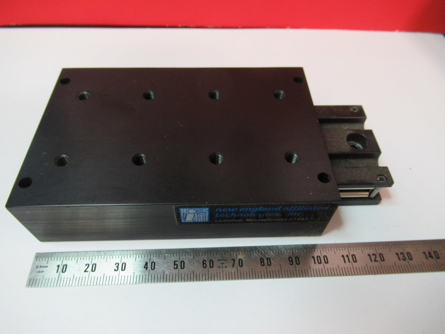 linear positioning slide NEW ENGLAND MICROSCOPE PART AS PICTURED  S3-B-68
