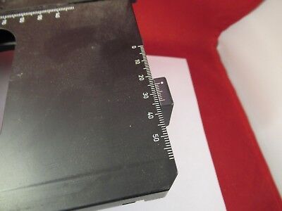 ZEISS GERMANY STAGE TABLE MICROMETER MICROSCOPE PART &92-A-16