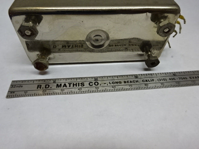 TUNING FORK HATHAWAY INSTRUMENT 10 KC FREQUENCY CONTROL AS IS #84-59