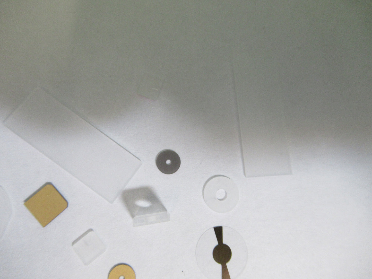 Lot Blanks Piezoelectric Quartz Crystal X-y-cut Gold Coated Piezo Sensor