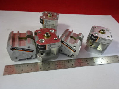 LOT SMC PNEUMATIC AIR CYLINDERS NCO TYPE CONTROL SYSTEMS AS PICTURED &92-32