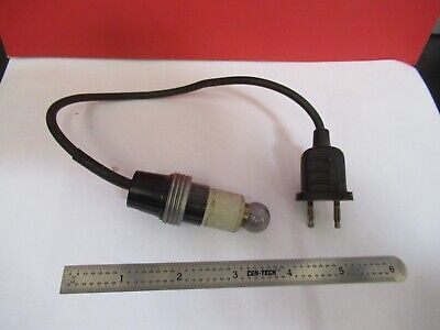LEITZ WETZLAR GERMANY LAMP CABLE ASSEMBLY MICROSCOPE PART AS PICTURED &Q1-A-17