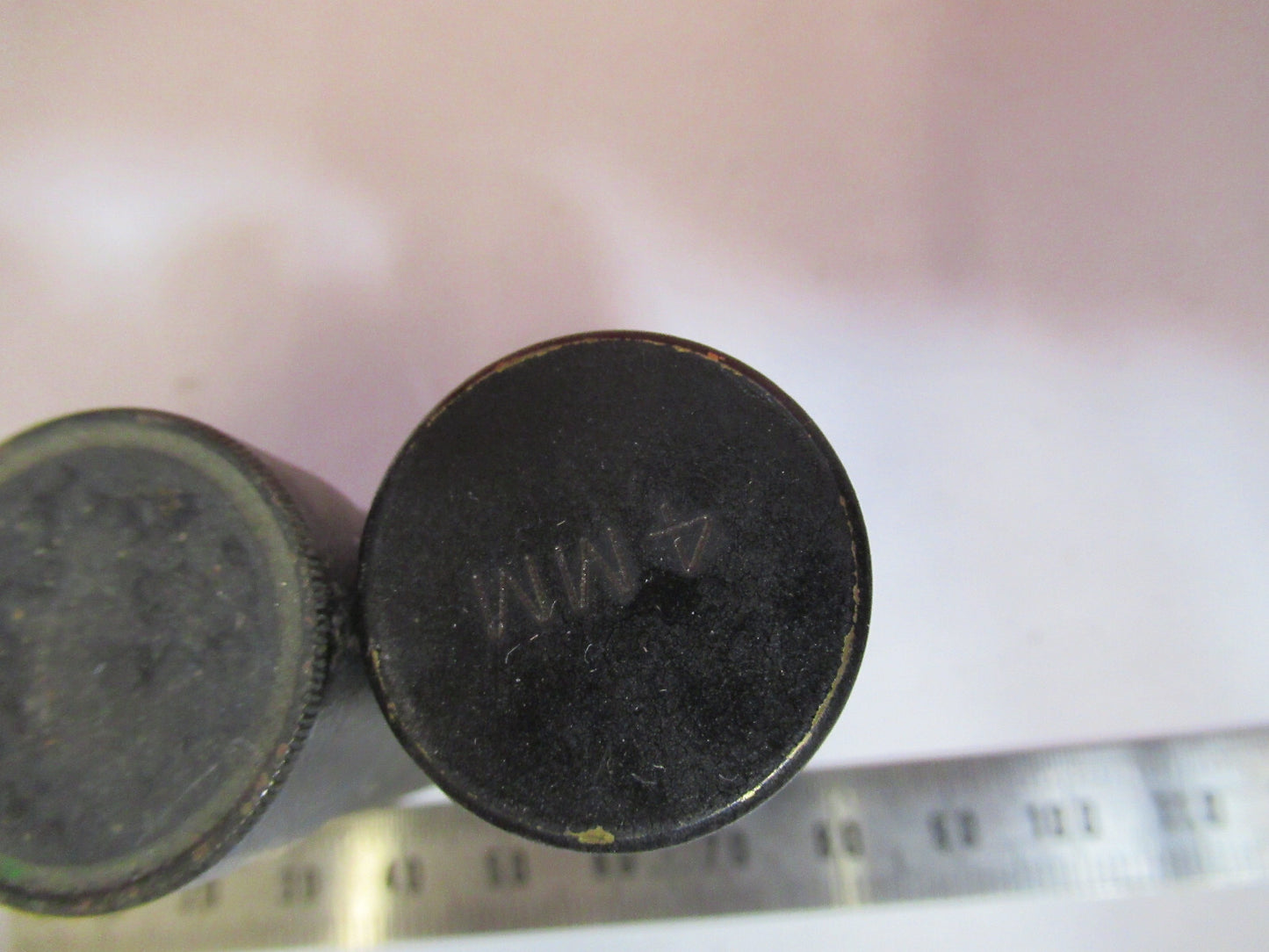 LOT 3EA ANTIQUE BRASS CANISTER OBJECTIVE  MICROSCOPE PART AS PICTURED S3-B-10