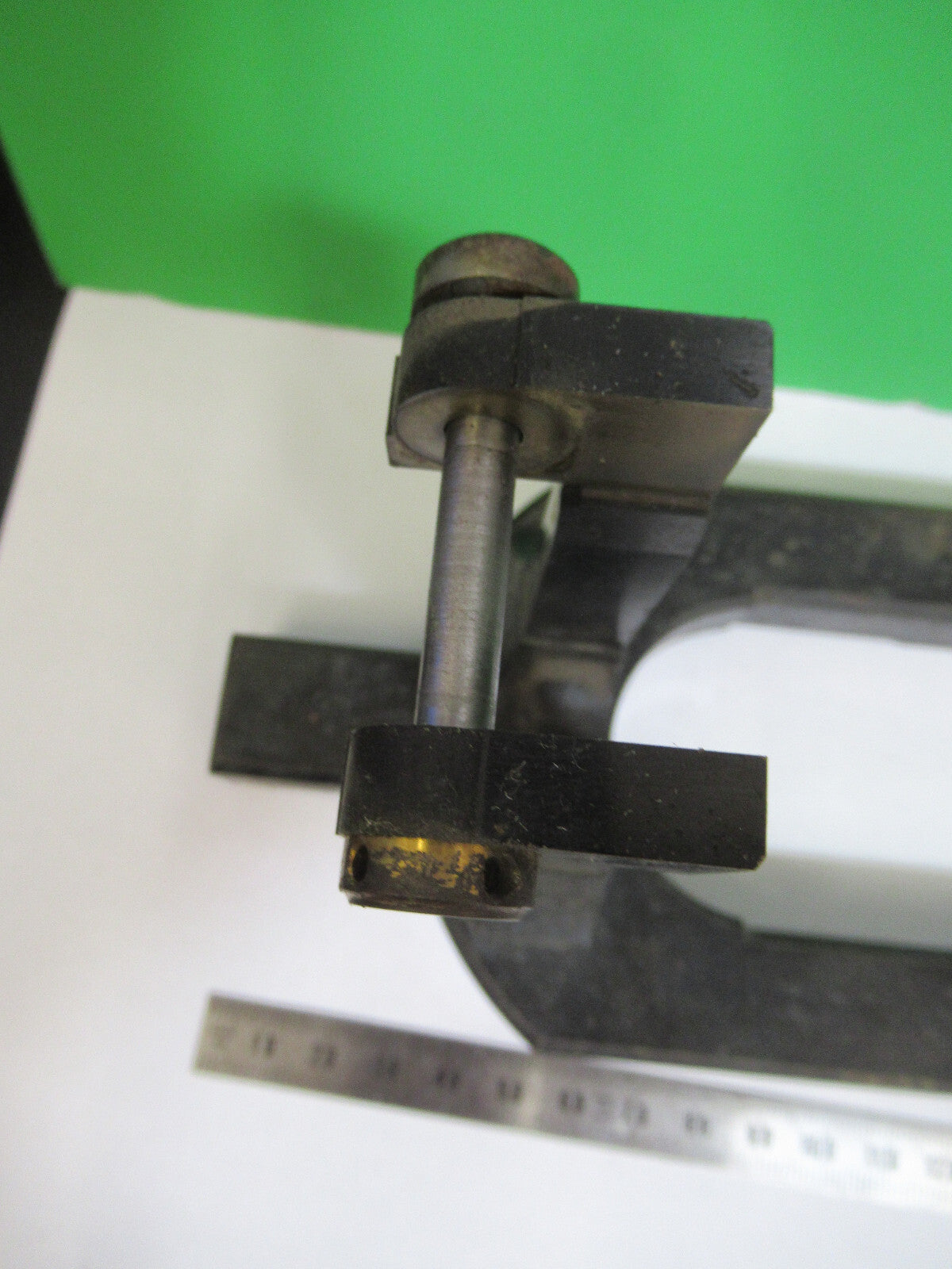 Antique Carl Zeiss AG Jena Horseshoe Base Microscope Part