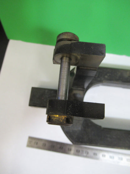 Antique Carl Zeiss AG Jena Horseshoe Base Microscope Part