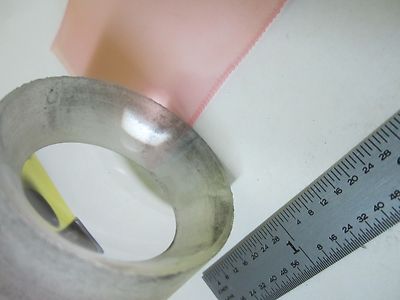 OPTICAL LARGE THICK CONVEX CONCAVE LENS NICE LASER OPTICS AS IS BIN#U4-B-02