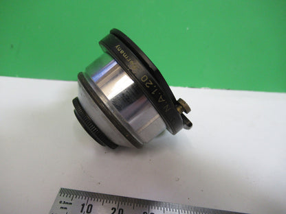 CBS KASSEL ANTIQUE CONDENSER +IRIS OPTICS MICROSCOPE PART AS PICTURED X5-A-73