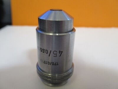 Ernst Leitz Wetzlar 45X /170 Objective Lens Microscope Part