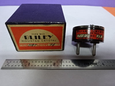 BLILEY ELECTRIC BC3 7187 KC FREQUENCY QUARTZ RESONATOR AS PICTURED &AB-01