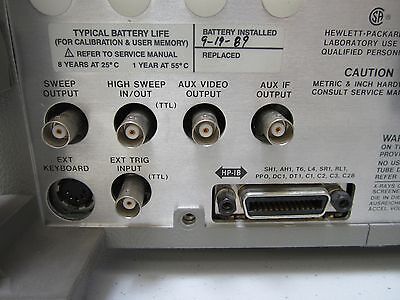 HP  8590B SPECTRUM RF ANALYZER FREQUENCY 1.8 GHz HEWLETT PACKARD AS IS BIN#TA-2