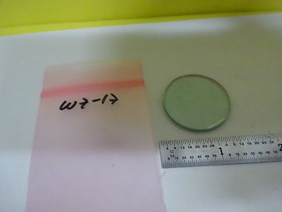 MICROSCOPE PART ZEISS GERMANY COATED FILTER OPTICS AS IS BIN#W7-17