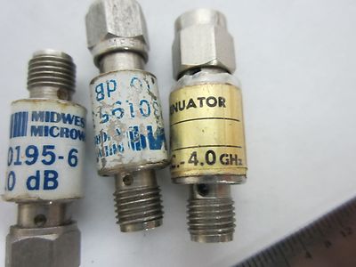 Lot 4 Ea Omni Spectra & Others Attenuators GHz RF Microwave Frequency