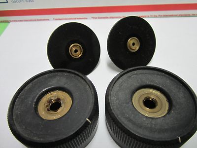 MICROSCOPE PART PAIR KNOBS ZEISS GERMANY BIN#R1-13
