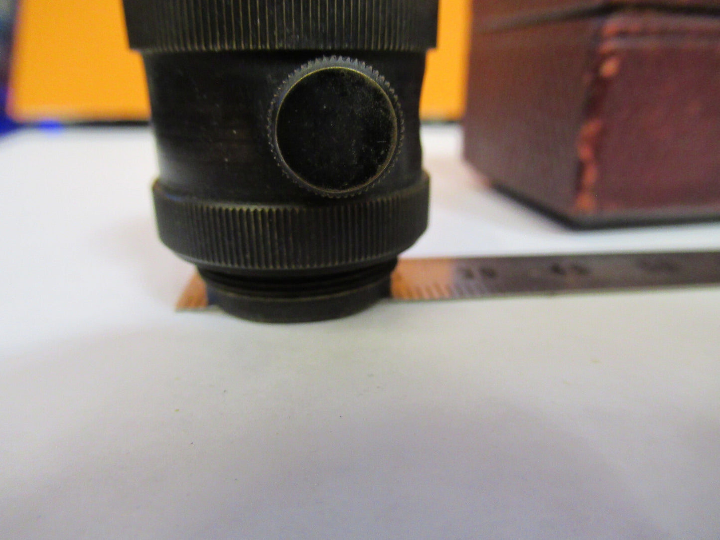 ANTIQUE CARL ZEISS VERTICAL ILLUMINATOR MICROSCOPE PART AS PICTURED Y1-A-44