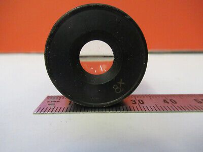 UNKNOWN MAKER 8X EYEPIECE LENS OCULAR MICROSCOPE PART AS PICTURED &13-FT-68