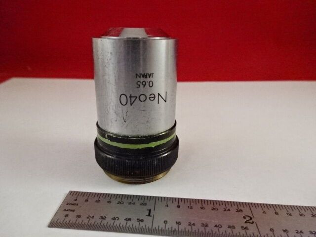 MIKROSKOPTEIL OBJEKTIV NIKON JAPAN NEO40 OPTIK WIE BESEHEN #F2-A-20