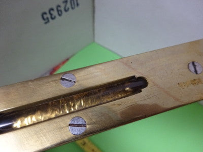 BUBBLE LEVEL PRO BRASS + WOOD J. KETTLE TOOL AS PICTURED &5-A-03