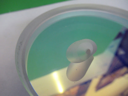 Optical Flat Fused silica Holed Laser Optics Dichroic Coated
