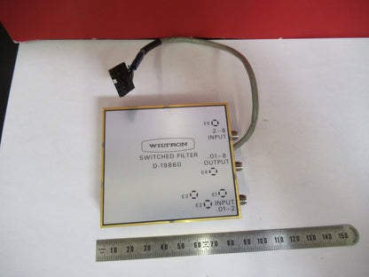 WILTRON D-19860 SWITCHED FILTER MICROWAVE RF FREQUENCY GHz AS PICTURED T7-A-42