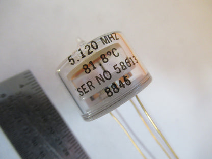 BLILEY ELECTRIC GLASS PKG QUARTZ RESONATOR 5.120 MHz FREQUENCY  AS PIC &1-DT-B