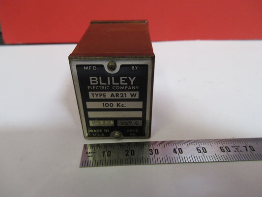 BLILEY ELECTRIC QUARTZ CRYSTAL 100 Kc FREQUENCY CONTROL AS PICTURED  S3-B-83