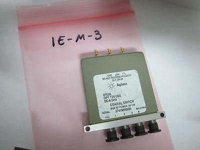 AGILENT HP COAXIAL SWITCH 8763A RF MICROWAVE FREQUENCY #1E-M-3