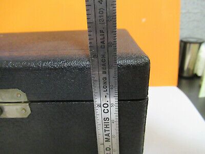 EMPTY BAUSCH LOMB WOOD BOX for MICROSCOPE PARTS AS PICTURED &P5-A-55