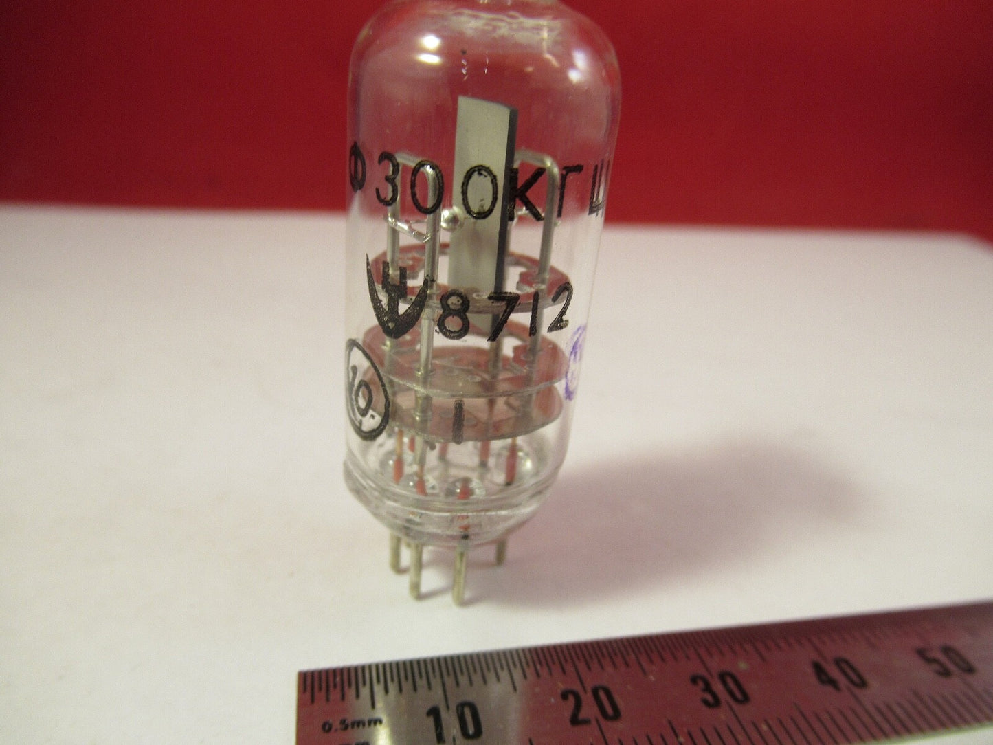 Vintage Quartz Crystal Russian Morion Frequency 300 kHz Radio Control
