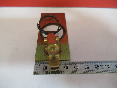 Antique Brass Nachet Stage Assembly France Microscope Part