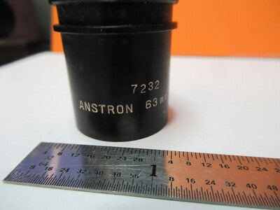 Anstron Lens 63mm F:8 Microscope Part Objective Optics