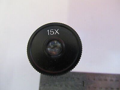 RARE MINIATURE 15X LENS EYEPIECE MICROSCOPE PART OPTICS AS PICTURED #B1-A-55