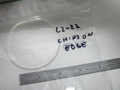 Optical Clear Thick Glass Preform [chips on edge] Laser Optics