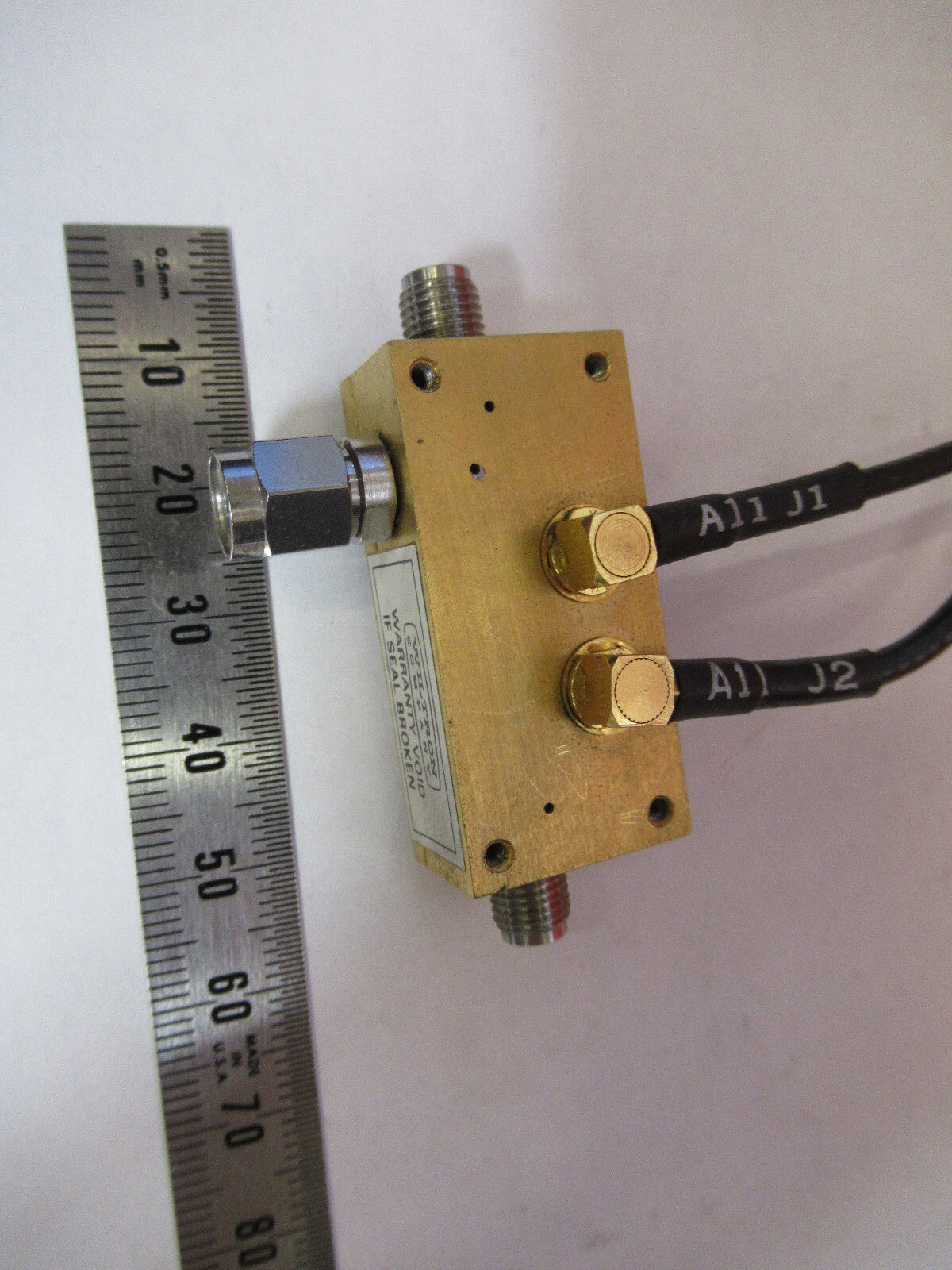 WILTRON D-19980 MODULATOR MICROWAVE RF FREQUENCY 20 GHz AS PICTURED T7-A-48