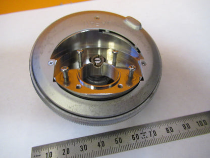OLYMPUS JAPAN NOSEPIECE QUADRUPLE MICROSCOPE PART AS PICTURED Q9-FT-88