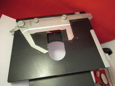Ernst Leitz Dialux Stage Table Micrometer Microscope Part Optics
