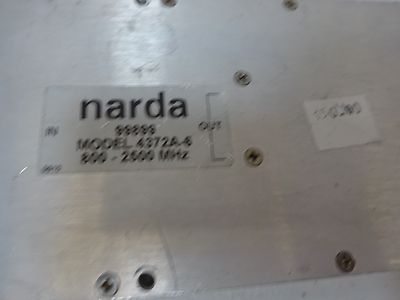 RF MICROWAVE MODULE NARDA POWER DIVIDER 2.5 GHz frequency AS IS BIN#TB-5-2-6 out