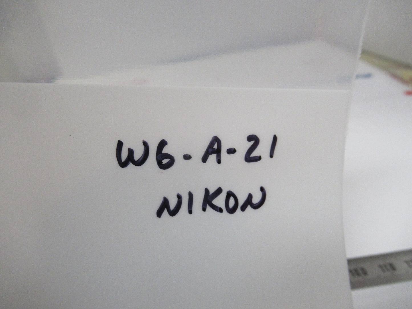 NIKON JAPAN QUAD MESSING-NASENSTÜCK-MIKROSKOPTEIL WIE ABGEBILDET &amp;W6-A-21