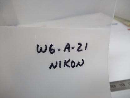 NIKON JAPAN QUAD MESSING-NASENSTÜCK-MIKROSKOPTEIL WIE ABGEBILDET &amp;W6-A-21