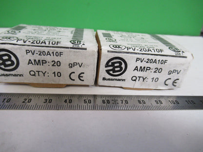 LOT 20 pcs PV-20A10F FUSES 1000 VOLTS 20 AMPS AS PICTURED T6-B-15