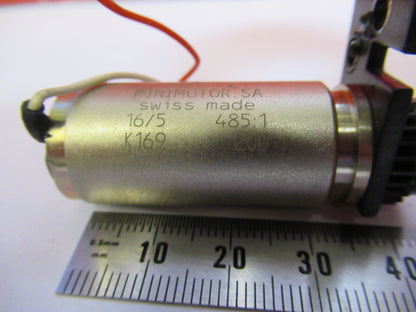 SWISS MINI MOTOR LEITZ MICROSCOPE ROBOTICS MECHATRONICS AS PICTURED S4-B-94