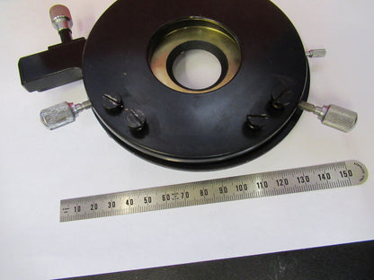 OLYMPUS JAPAN STAGE XY TABLE MICROMETER MICROSCOPE PART AS PICTURED X3-B-65
