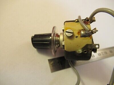 ZEISS GERMANY RHEOSTAT ILLUMINATOR SWITCH MICROSCOPE PART AS PICTURED &FT-4-50B