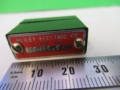 VINTAGE WWII BLILEY QUARTZ CRYSTAL AX2 25486.5 KC FREQUENCY RADIO AMATEUR S1-B31