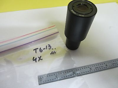 MIKROSKOP TEIL NIKON JAPAN Okular CF PL 4X OPTIK WIE BESEHEN BIN#T6-13